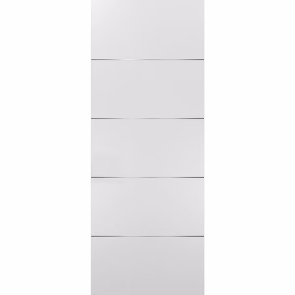 Double Barn Interior Door, White